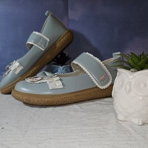 Blue Mary janes
